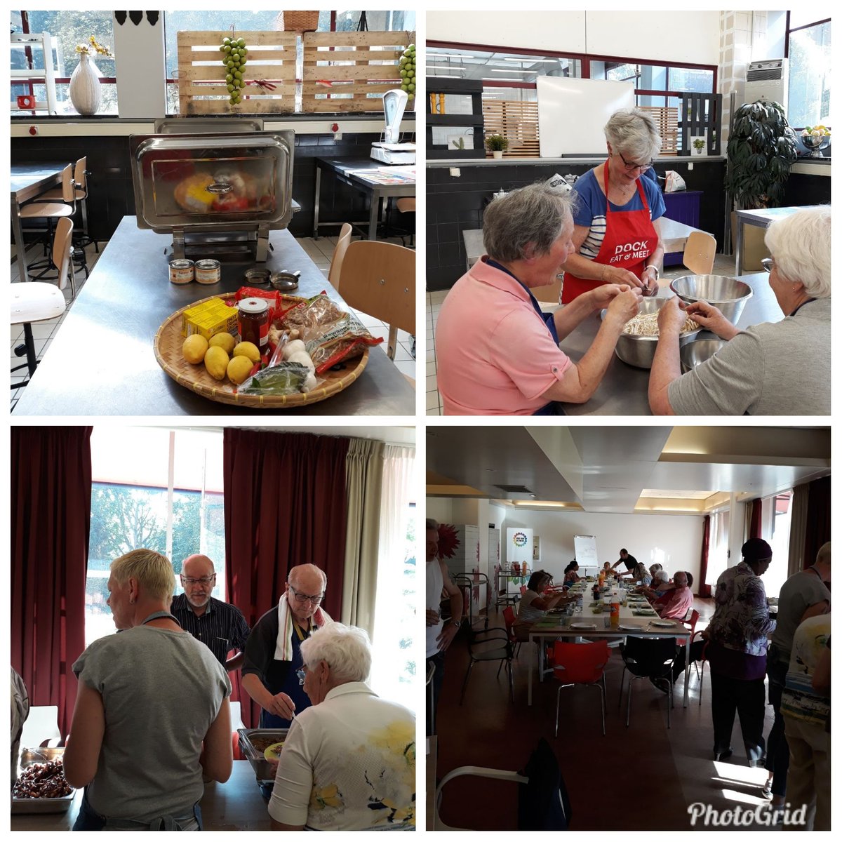 Renske_Senang's tweet photo. Mooi voorbeeld van een activiteit in een #HuisvandeWijk in Rotterdam: samen met de kookgroep Schiebroek (een initiatief van @StichtingDOCK) een Indische rijsttafel bereiden op locatie Schiehoven van @wijzijnvanaafje ihkv project @StudioSenang. https://t.co/k1Y1QGKMLV