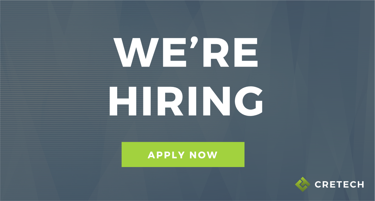 DiscoverCREtech's tweet photo. CREtech is hiring for an Account Manager for our Advisory Services! The Advisory Services position is a new role within our fast growing company. Learn more here: https://t.co/SJeQHwzcEp #CREtech #CRE #tech #realestate #technology #CREtechteam https://t.co/kTfpbGvX6L