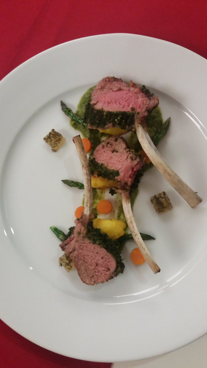M1keWorley's tweet photo. A selection of the stunning dishes created today. What a chance to showcase budding talent #HITMasterChef. Well done to everyone and thanks for the support https://t.co/IVhQEfeFhH