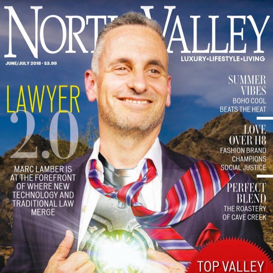 scottsdalemag's tweet photo. The June/July '18 cover of @NorthValley - ON THE COVER: Lawyer Marc Lamber featured among all our 2018 Top Lawyers. #northvalley #toplawyers #attorneys #lawyers #fashion #magazine #magcover #scottsdale #cavecreek #carefree https://t.co/nclQpN1HRW