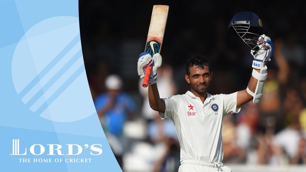 Happy birthday Ajinkya Rahane. Here\s his century at Lord\s. 