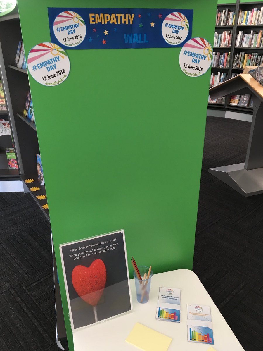 sueball011's tweet image. Preparing to celebrate #Empathyday @StaffsLibraries #StaffordLibrary @EmpathyLabUK @sarahmears10 @MirandaMcK