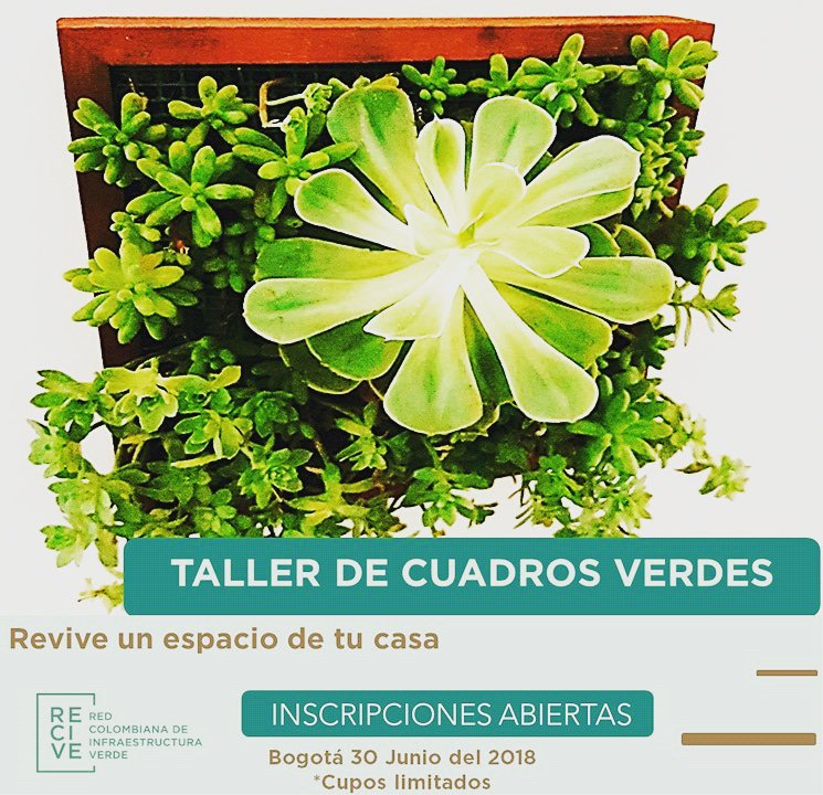 ¿Te gustaría darle vida a un muro en tu sala o terraza?
Si es así, puedes renovar ese espacio vertical creando una obra de arte colorida 
Bogotá, Sábado, 30 de Junio
Incluye
* Cuadro Verde de 30X35 cms
* Refrigerio
Costo: $ 195.000 cop

INSCRIPCIÓN  👉goo.gl/forms/s11xbGHM…