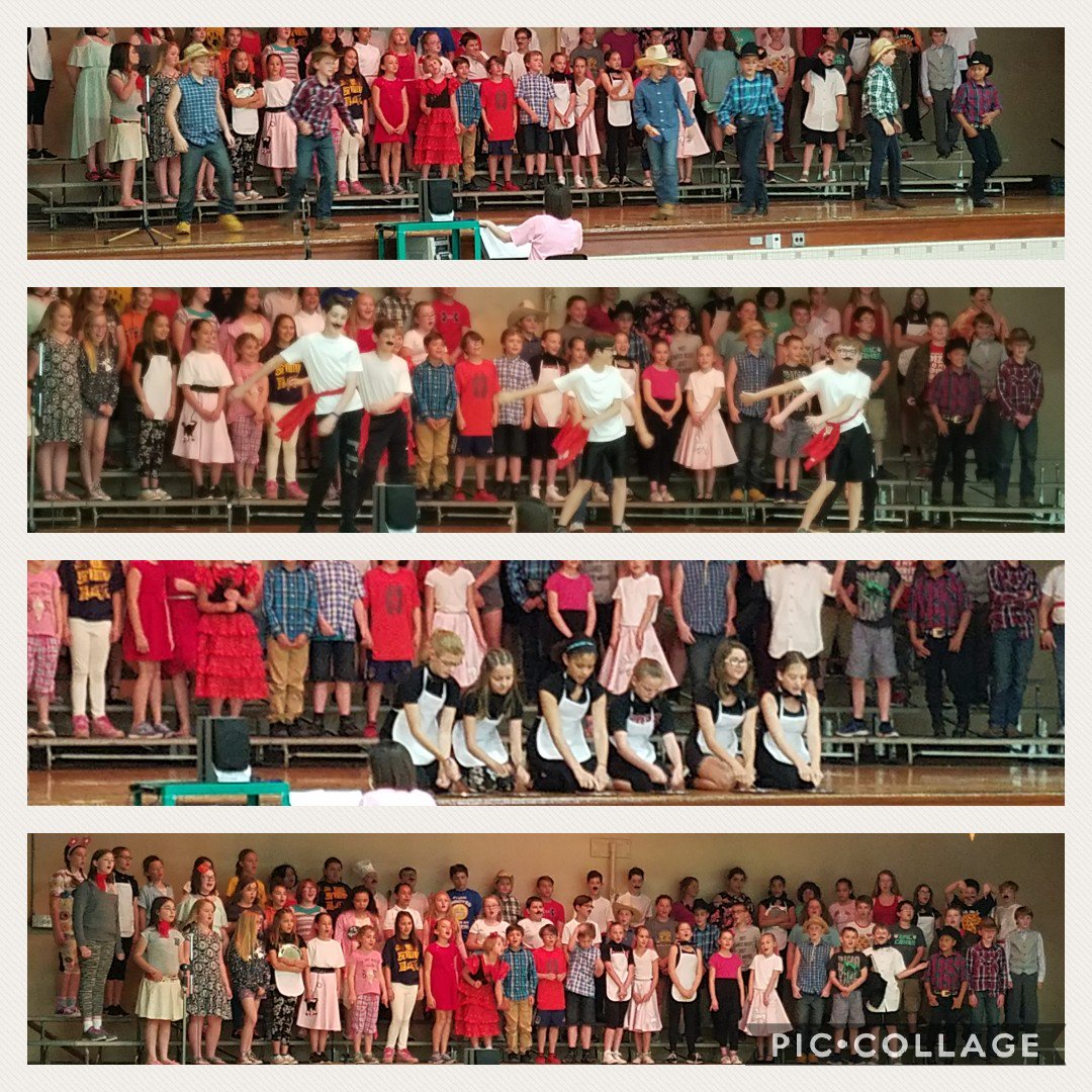 MW5thOConnor's tweet photo. Great show by the 5th graders! "Let's Eat". Another performance at 7:00pm.. thanks for your hard work @coridoo317 https://t.co/xPvQEv2WVr