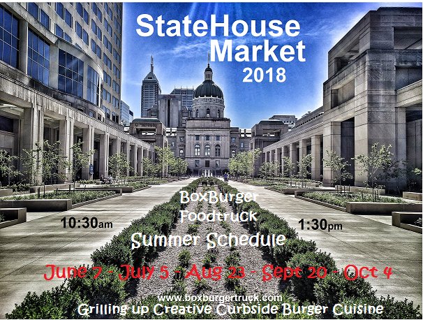 BOXBURGERtruck's tweet photo. ** Thursday **
This little #foodtruck is going to market.....
2 Markets -
2 Cities -
And only 1 way to get a #BoxBurger...
#ThisIsOurIndy
#ThisIsSummerInIndy
#ThisIsBoxBurgerCountry
**Get Out There **
@statehousemkt
@SOIEmployees
@BrownsburgIN
#indy #Indianapolis https://t.co/TYNUp30ONa