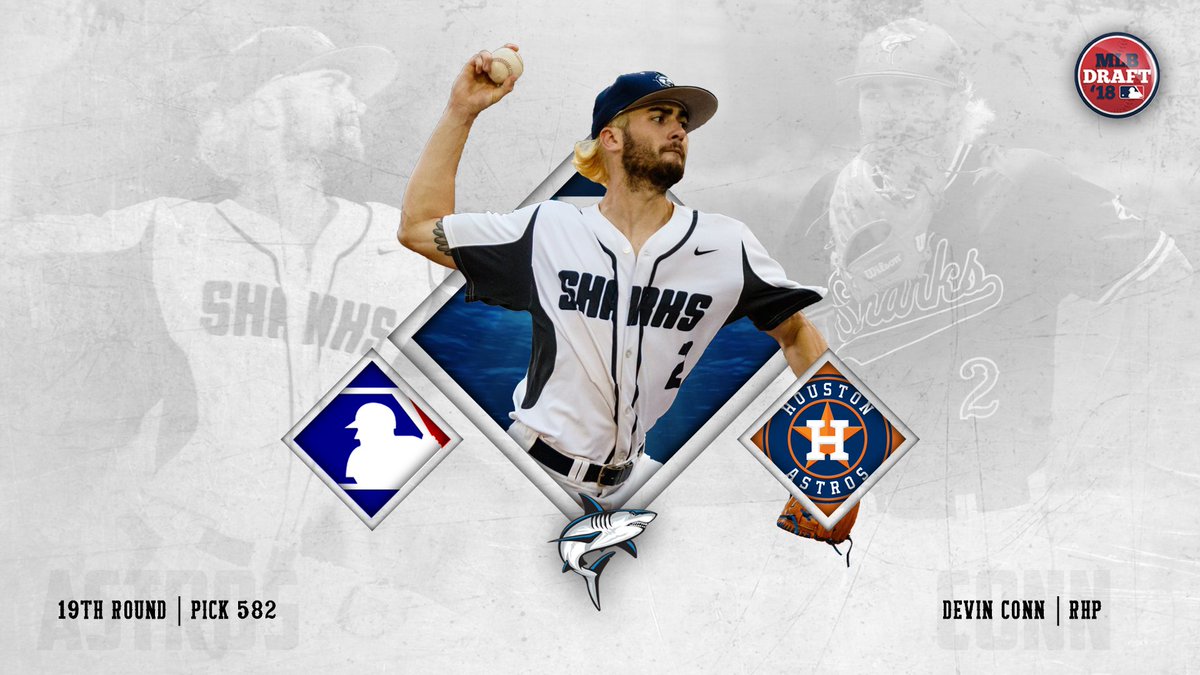 NSU_Baseball's tweet photo. Congratulations to Devin Conn was selected by the @Astros in the 19th round!

#MLBDraft https://t.co/PtV6huhhJa