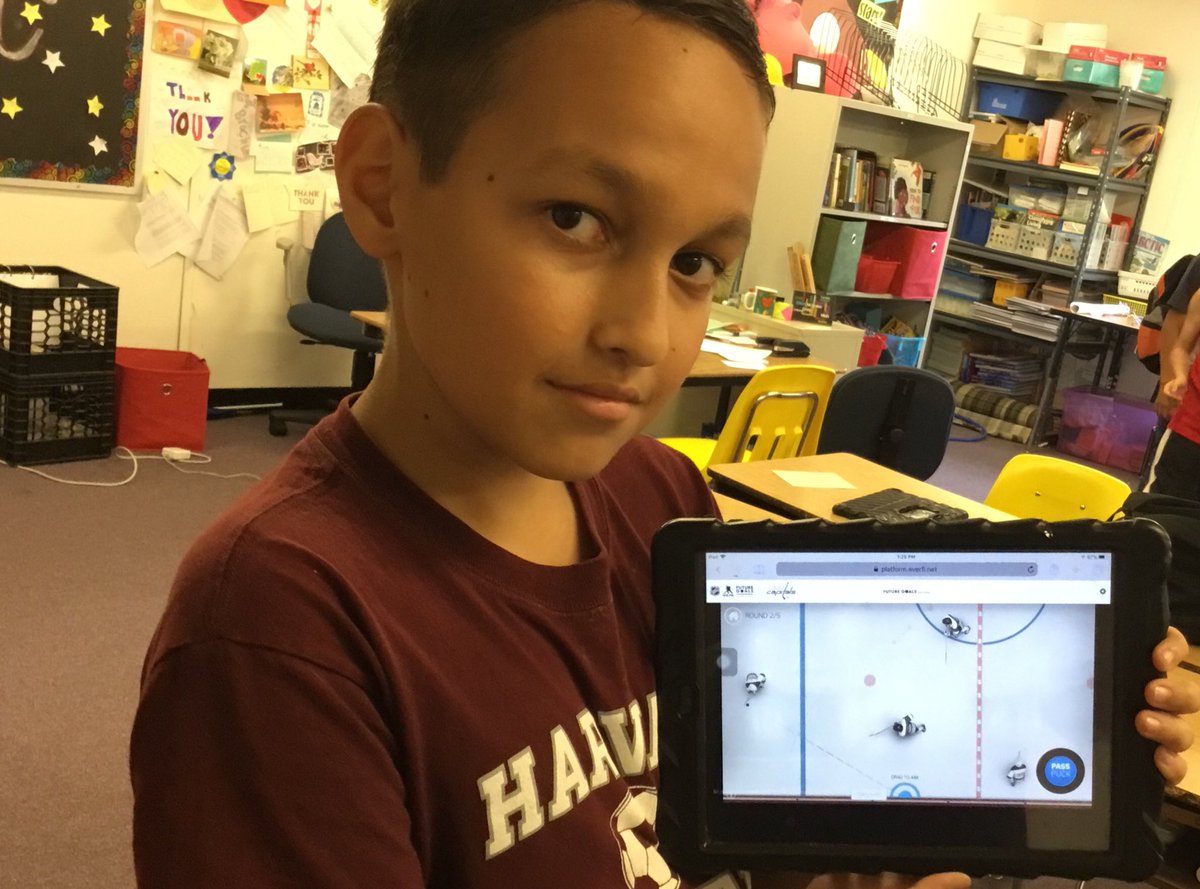 SlavinTeach's tweet image. Why yes, those are Nicklas Backstrom’s stats we’re exploring in 5th grade today with the @EVERFI @FutureGoalsSTEM program in our Oakridge Elem. #CUBEProgram. We ❤️ our hometown @NHL @Capitals! @backstrom19 @APSMath @APS_STEM #AftertheSOLs