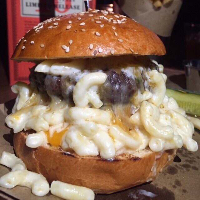 Calling all #nyc #Foodies ! Download Wine n Dine to find out where to order this ridiculous burger.