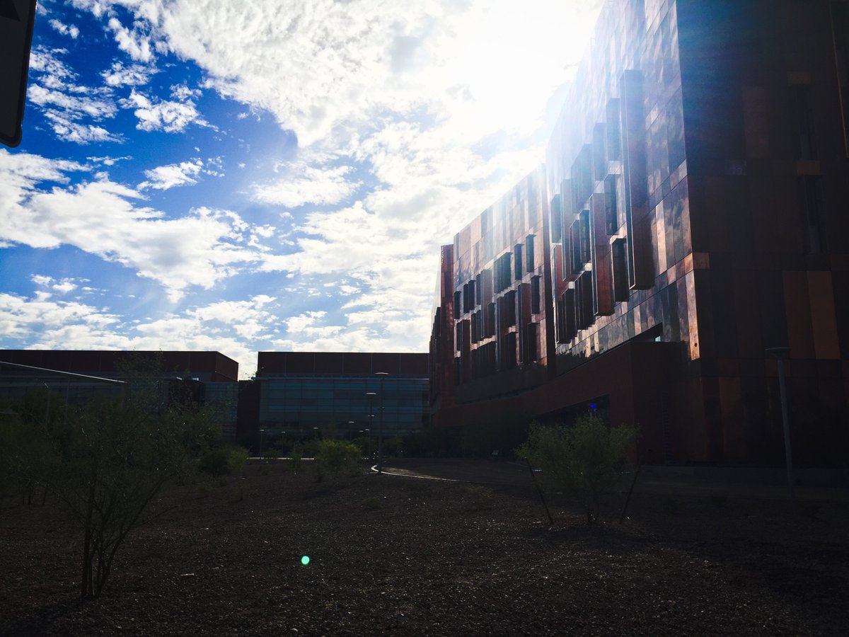 Finding beauty in neutrality is possible but to find purpose beyond aesthetics; maybe a bit harder. Copper is an important metal used for communication. Could the spirits need and utilize metals for the same reason? #asu #tempe  an article on the building ow.ly/6TER30kmni6