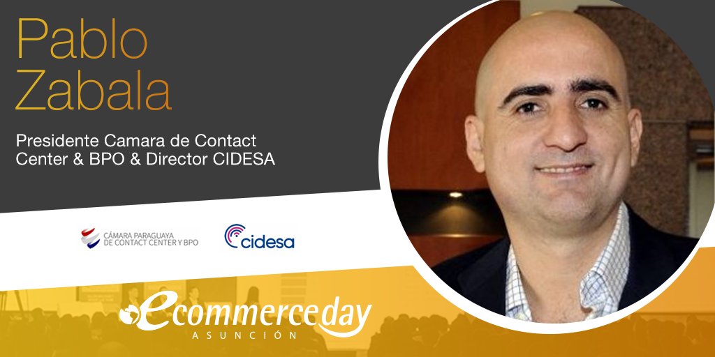 einstituto's tweet photo. #eDayPY >> Pablo Zabala, Director #CIDESA &amp; Pte. Cámara Paraguaya Contact Center &amp; BPO >> Armageddon Challenge &amp; #Retail Apocalypse: el nuevo ecosistema del comercio minorista global, su impacto en Paraguay y la región >> https://t.co/pbBJrtrFEB https://t.co/tX3SSvjFo6