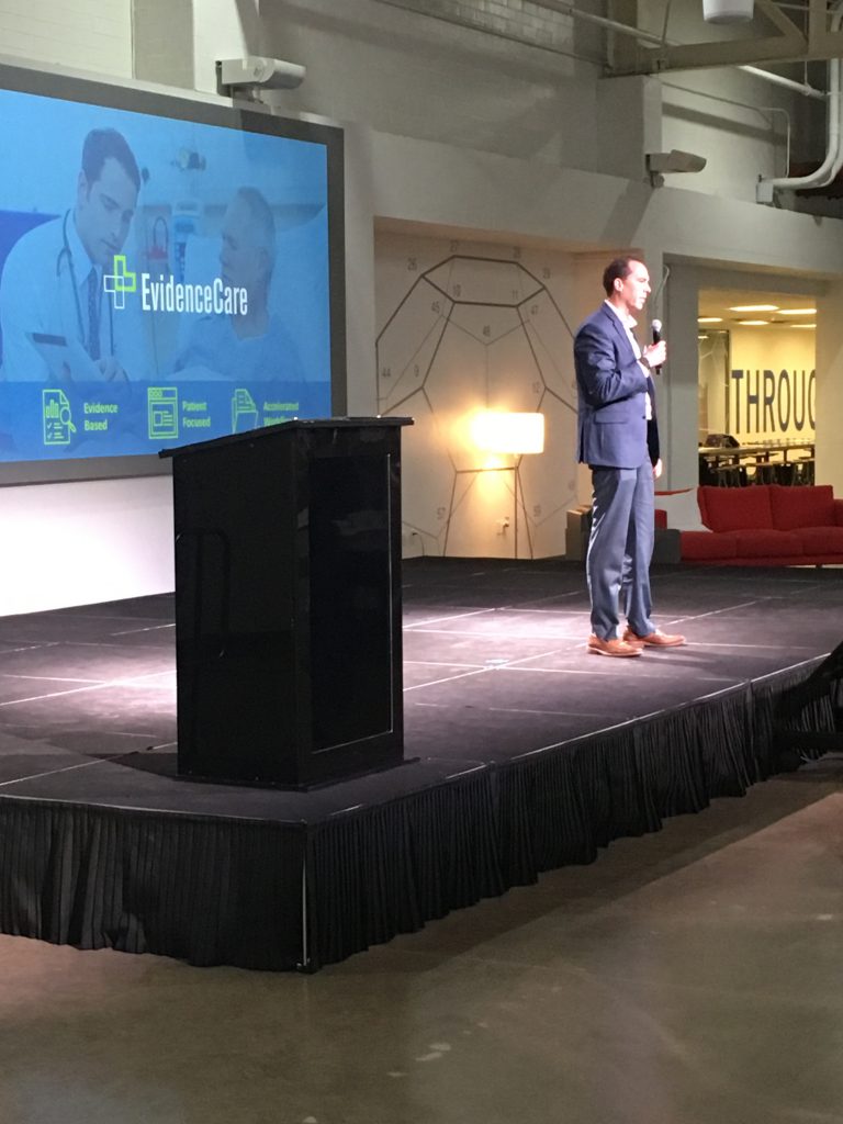 evidencecare's tweet image. It&apos;s getting real! Tomorrow all of our hard work w/ @TMCInnovation&apos;s 2018 Digital Health Accelerator Cohort will pay off at #TMCxDemoDay as @BrianFenglerMD pitches our tool to investors, clinical experts, &amp;amp; industry leaders. Check here tomorrow for the livestream link to watch!