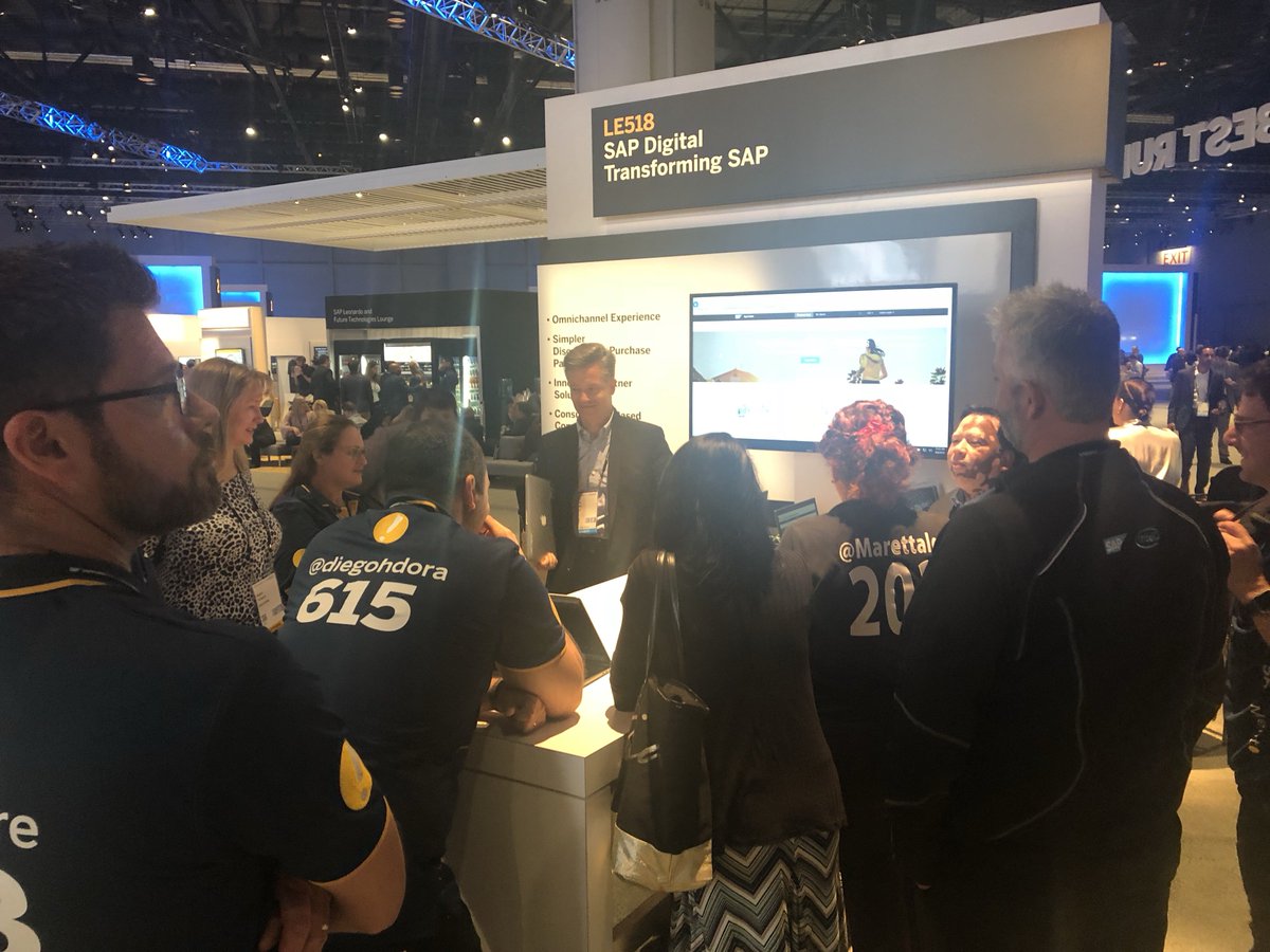 kati_nonhebel's tweet image. We start the day with #sapdigitalTransformation. Thanks to #SAP Chief Digital Officer @bertramschulte @almountain for hosting the #sapmentors at #sapphirenow