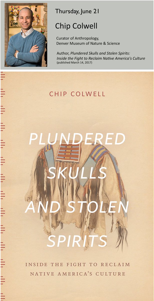 SBCountyMuseum's tweet photo. Let's talk #staightup about culture, with author Chip Colwell, June 21. There's still time to get your tix for this last 2018 Dome Talks speaker.  Go to https://t.co/rRc8PTmWjC https://t.co/gQeWVyEbIN