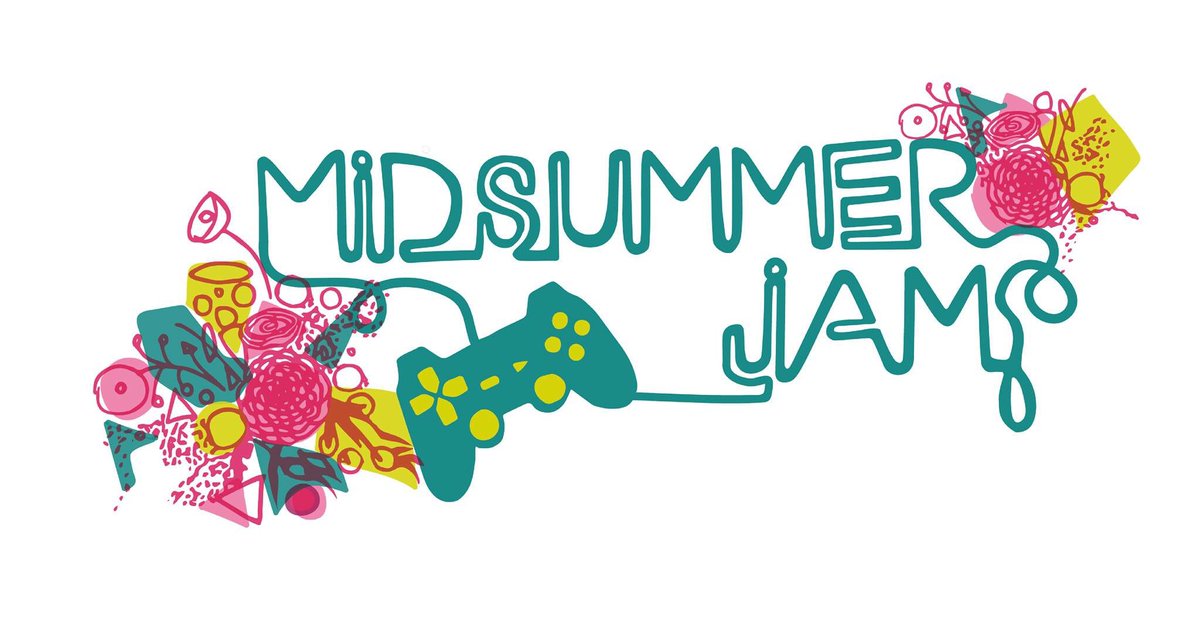 WeaveAbertay's tweet photo. Ooh LOOK what we're up to! Collaborating with Abertay Game Dev Society to bring the #midsummerjam A weekend of making art/installations/games/whatever you like! And a cool surprise theme! 21-24 June and FREE https://t.co/pI9Jf7ExfL https://t.co/0xbTIBlBr3