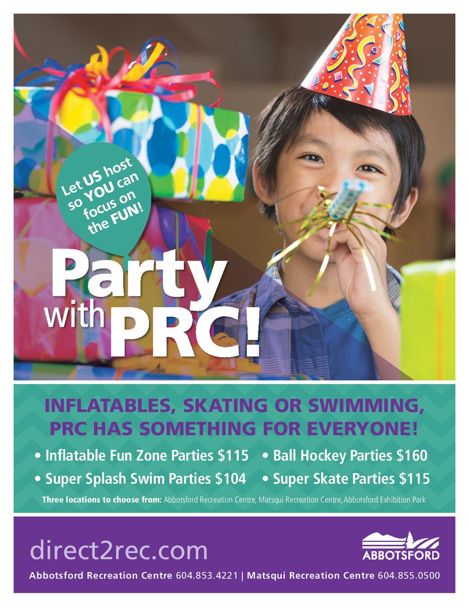 Planning a birthday party?  Let PRC do all the work and you can have all the fun! https://t.co/lLsV1cNfkS