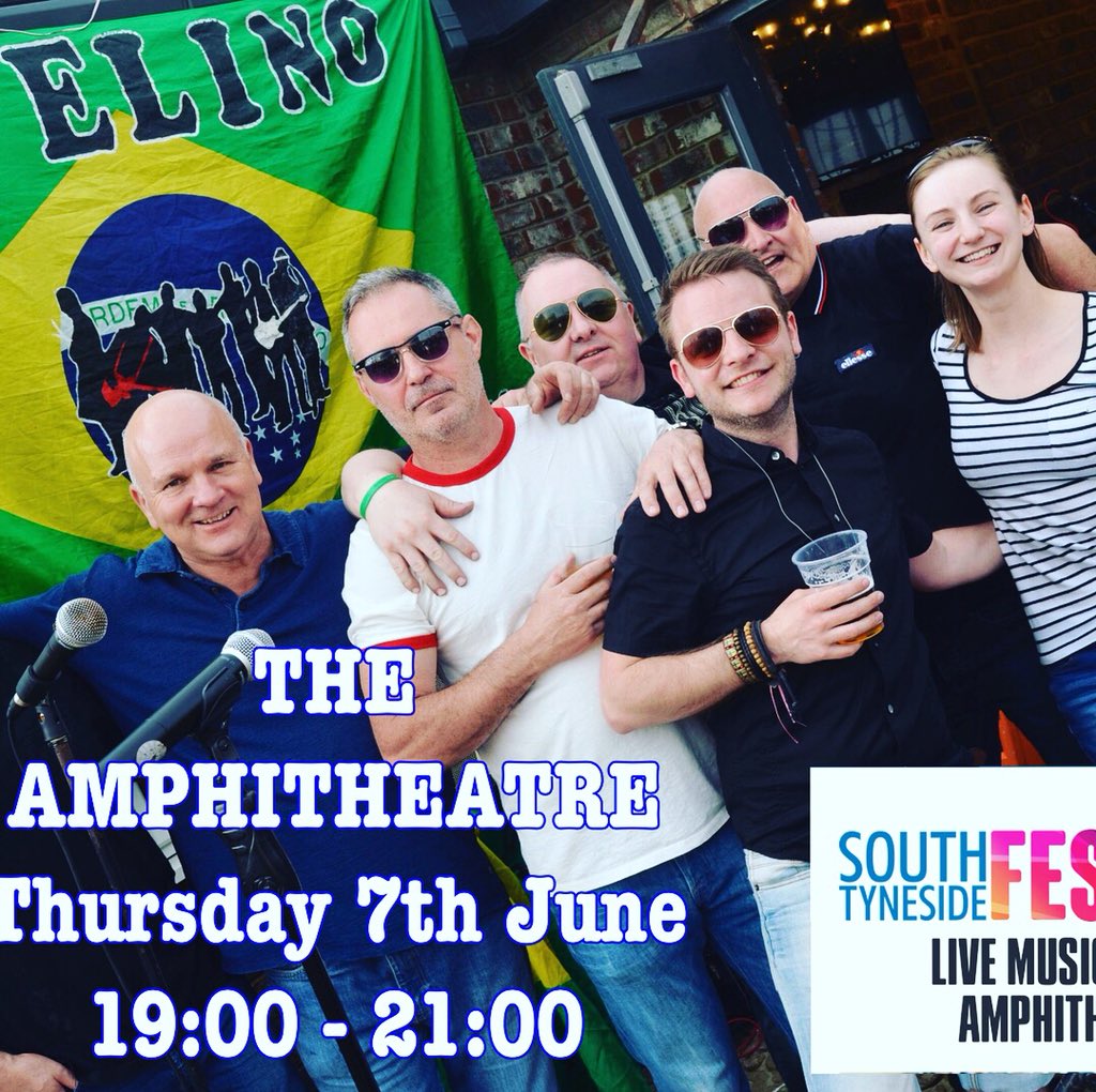 RivelinoBand's tweet photo. @Ladyannafoster @alfiejoey please can you plug our gig at South Shields Amphitheater tomorrow night (Thurs 7th) tomorrow morning? It’s part of the #SouthTynesideFestival and is sponsored by @bbcnewcastle. #Rivelino live on stage from 19.00 - 21.00 https://t.co/HViEEZIWdi