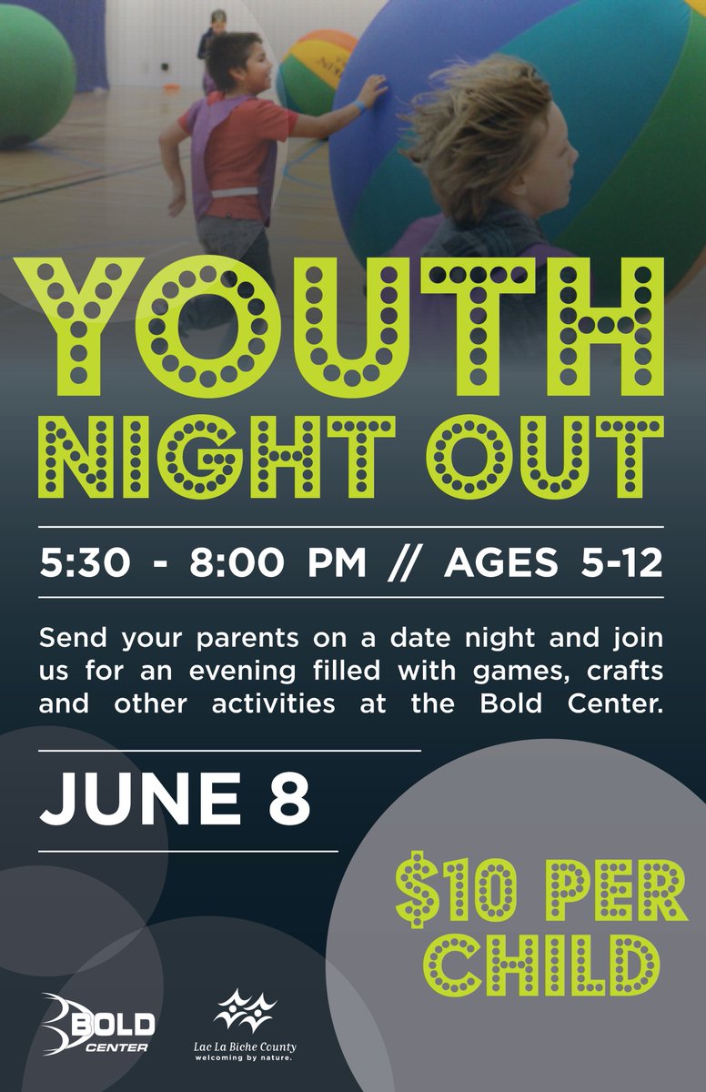Youth Night Out is this Friday, June 8!!