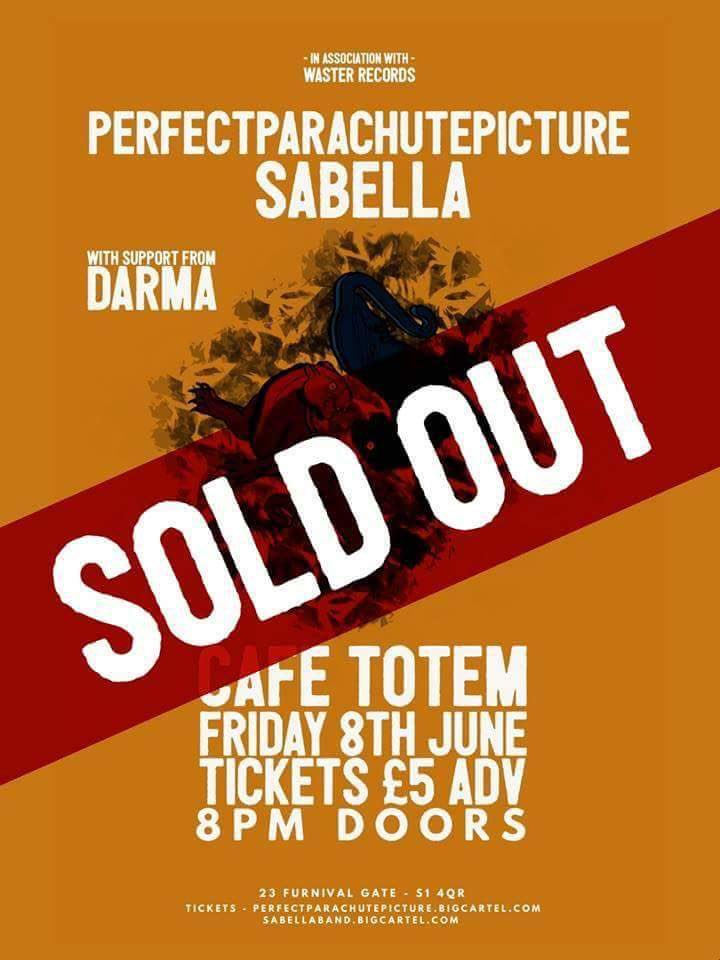SabellaBand's tweet photo. This Friday!!! W/ @pppband ➕@darma_uk At @CafeTotem in #sheffield #live #SOLDTHEFUCKOUT🤘🎸🍻🎶 https://t.co/289K3RqKlk