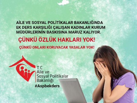 zkan24193769's tweet photo. KADROLUYA BAYRAM İKRAMİYESi AİLE  VE SOSYAL  POLİTİKALAR  BAKANLIGINDA EKDERS KARSILIGI ÇALIŞANLARIN İSE BAYRAMDA MAAŞI KESİLİYOR @RT_Erdogan @drbetulsayan @dbdevletbahceli  @jsarieroglu @naci_agbal @MaliyeBakanligi @CSGBakanligi   @BA_Yildirim 
AileBakanlığıEkderseKadro https://t.co/qUQeOqAdp8