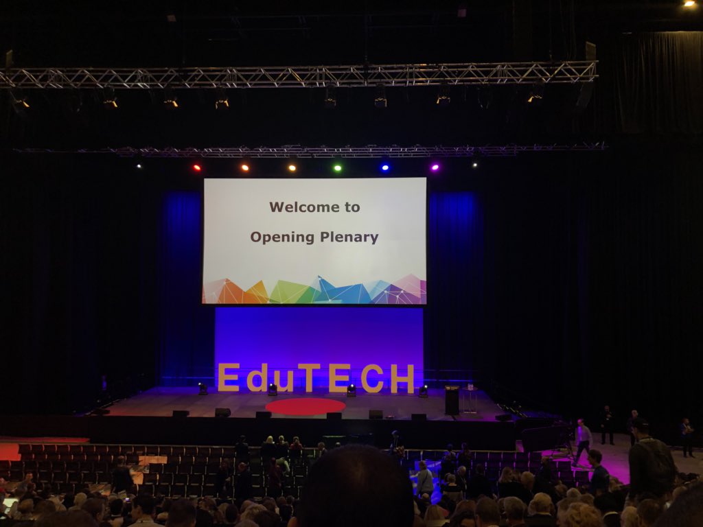 J0dieCameron's tweet photo. Best place to start the day!   #EduTECHAU. https://t.co/XRTDel5hmv