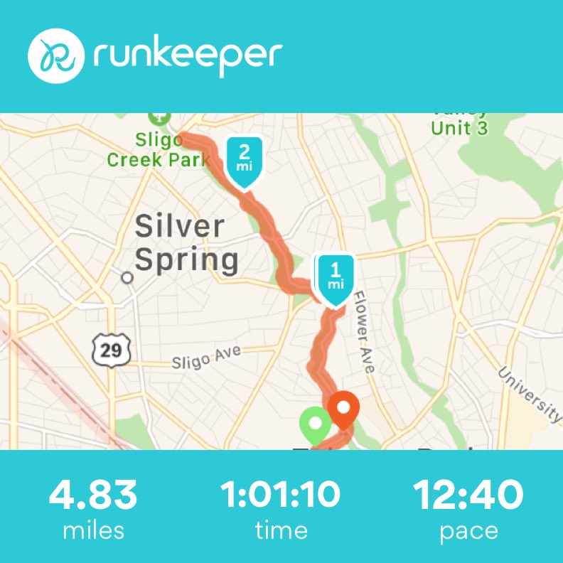 AllenVHarris's tweet photo. Pretty good run, all things considered!  And the looming storm clouds dissipated much to my surprise! #healthypreachermovement #jog #run https://t.co/f3pzY5yGCH