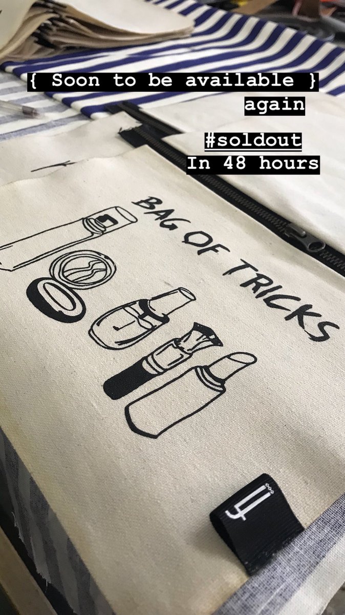 Back in stock SOON #ljcosmetology 
<a href="/ProudlySA/">Proudly South African</a> #makeupbag