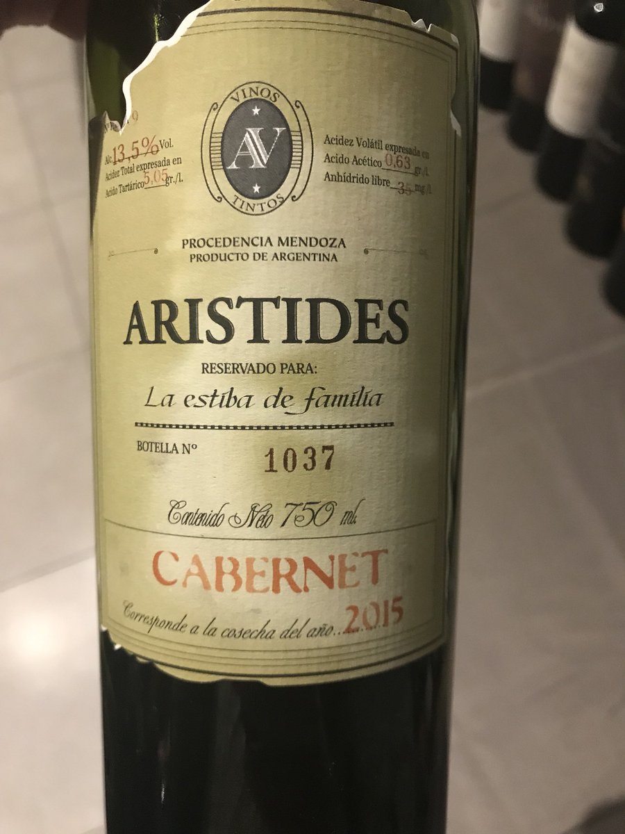 La mejor tipicidad!!! <a href="/aristideswines/">Aristideswines</a> #cabhackaton <a href="/WineHackaton/">WineHackaton</a>