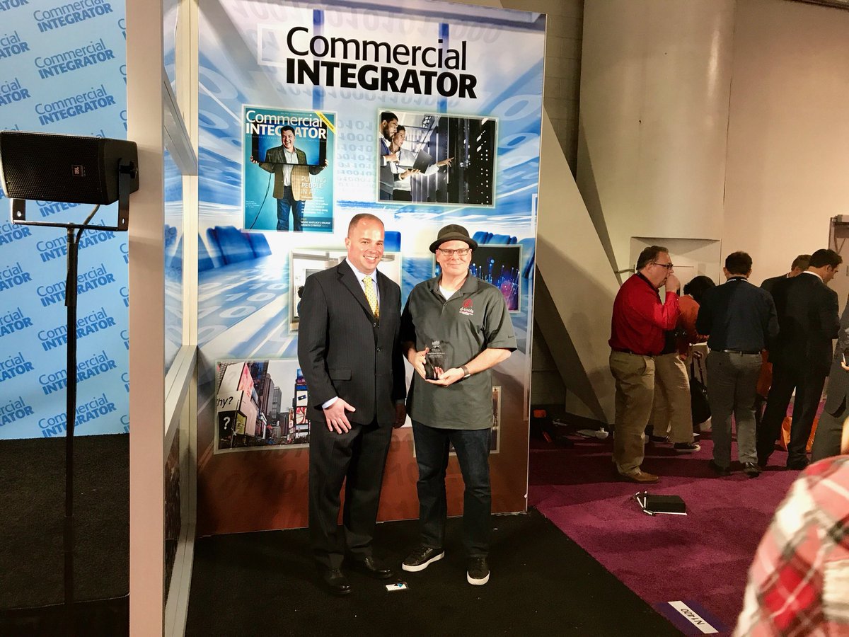 KMB_Comm's tweet photo. Exciting #KMBClientNews! @DTools won a @commintegrator BEST Award! #infoComm18 @InfoComm https://t.co/51SLUGLreR