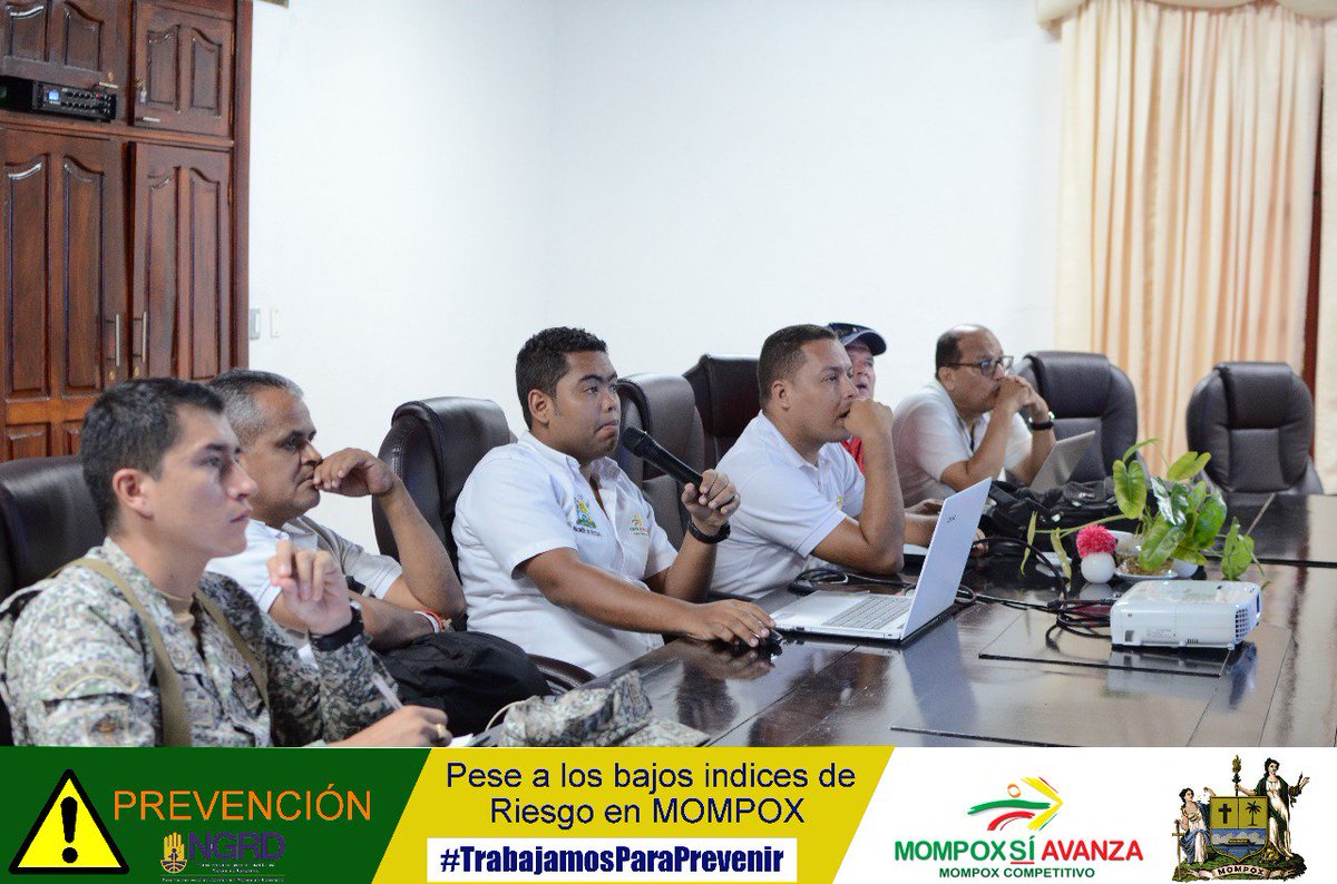 Alcaldia_Mompox's tweet photo. Unidad De Gestión para el Riesgo-Mompox Coordinado por el Ing. Jairo Quintero Dávila, desde ya planifica la creación de un plan de contingencia para prevenir y preparar a los habitantes ante una posible inundación. https://t.co/Bsv5pkXMxD