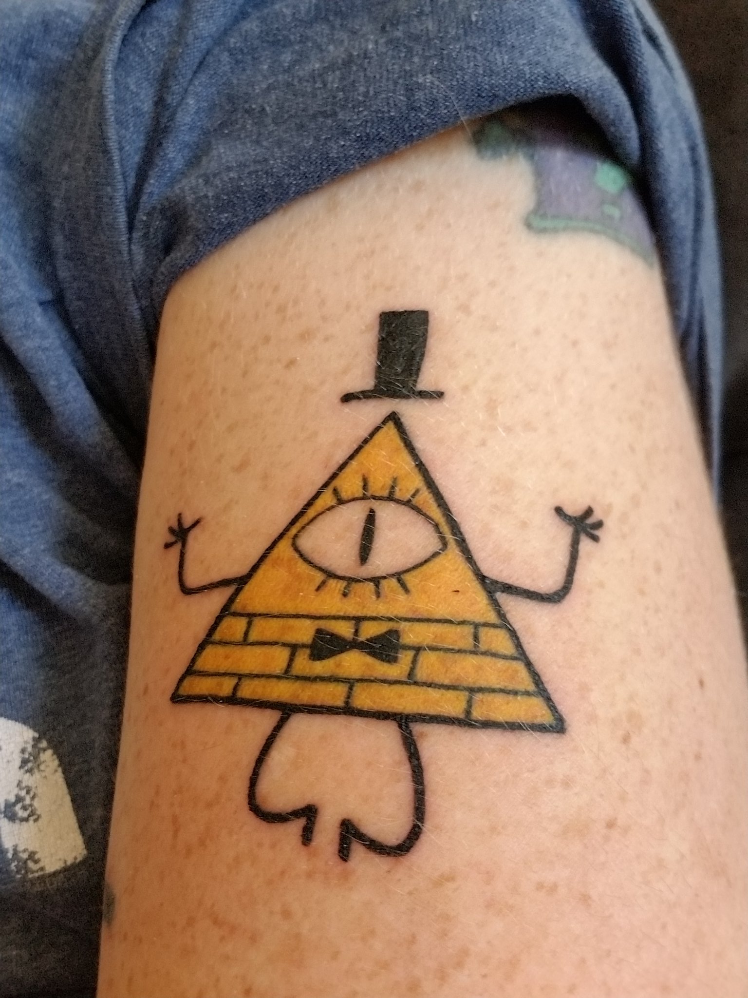 Semy Franco 🪷🩷 | Bill Cipher 👁✨️ #tattoo #tattooart #tatuajesmexico  #artistamexicano #billcipher #gravityfalls #draw #drawing #art  #illustration #... | Instagram