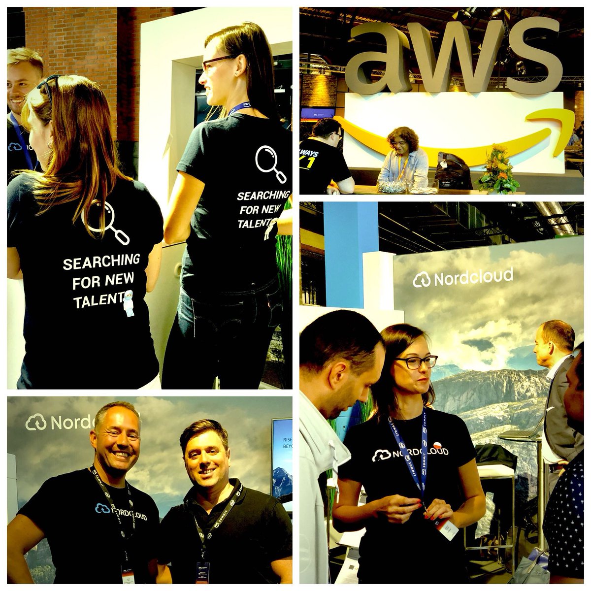 In case you wondered: we're hiring! Developers, Architects, PMs and Sales - meet us tonight or tomorrow at the #AWSSummit2018 in Berlin 😎🤖