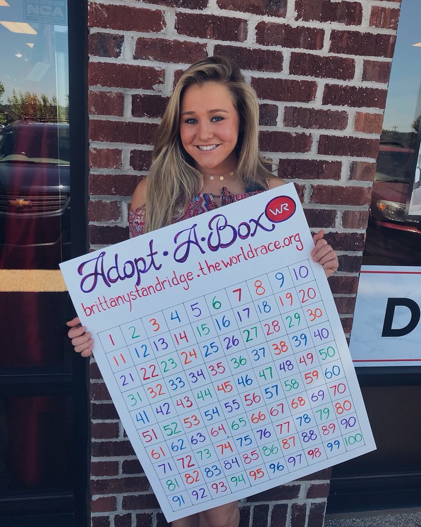 brittanystand17's tweet photo. hey guys! it’s adopt-a-box time. if u feel called to donate pick any box 1-100, the box number correlates to ur donation amount (ex: box 5 = $5). u can donate by going to my blog, https://t.co/sYt2mLymuc, &amp; pressing the orange donate button. thx so much for ur love and support<3 https://t.co/gSIWXz8Dzz