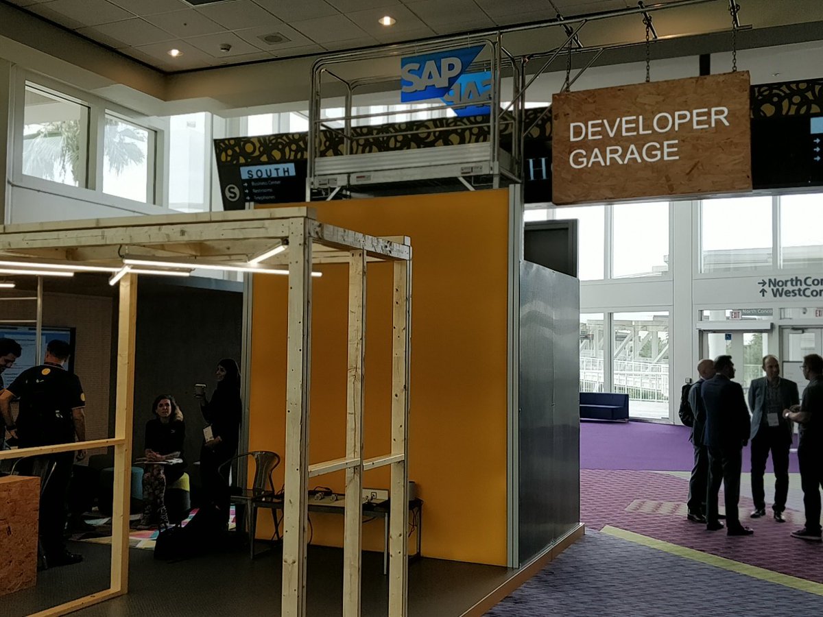 dgraversen's tweet image. Remeber to check out the #sap #DeveloperGarage at #SAPPHIRENOW . See some of the demos and resources for developers