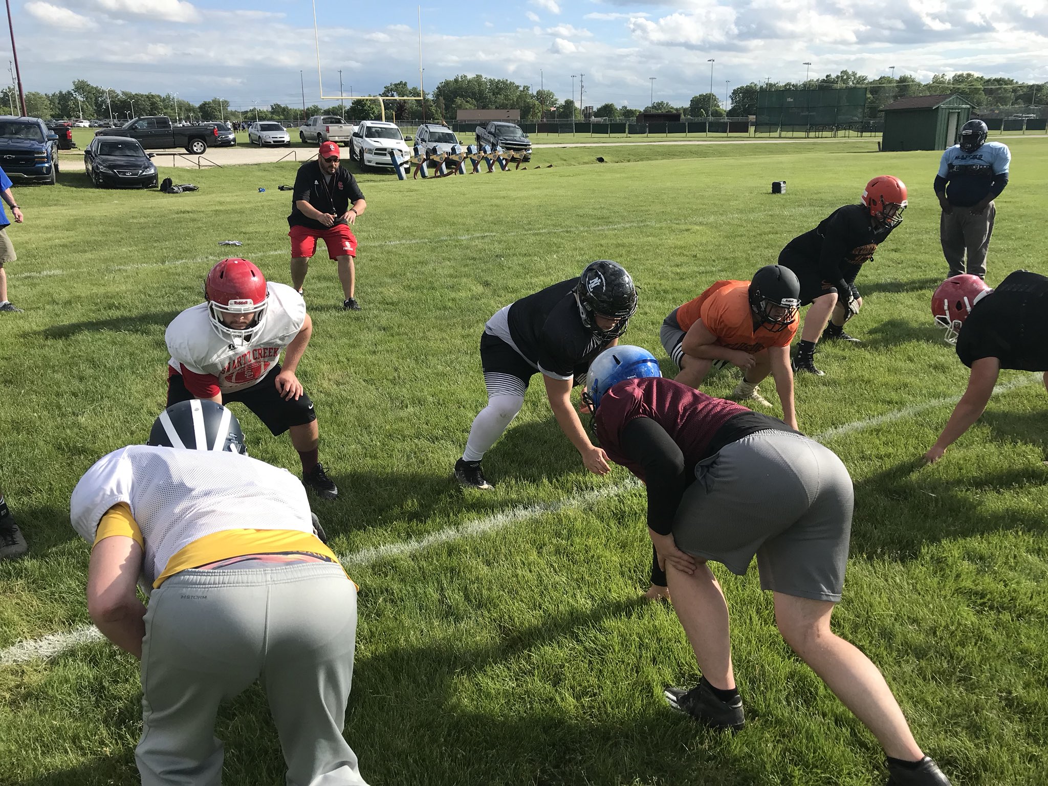 Davison Cardinals Football 2021 on Twitter "Rise vs. Grind. Day two in