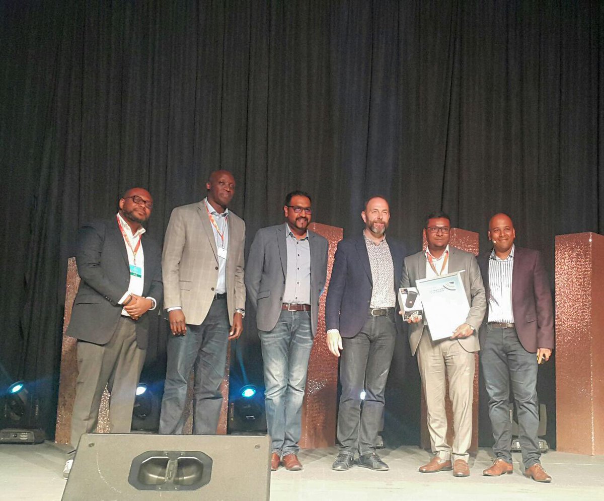 eleanor_08's tweet photo. Amritesh Anand of @In2IT_SA wins the @CiscoPartners SE_Maker award at #PartnerXP2018 lead in Innovation in the digital era @Cisco_SA @CiscoAfrica https://t.co/KLnTwI0E0z