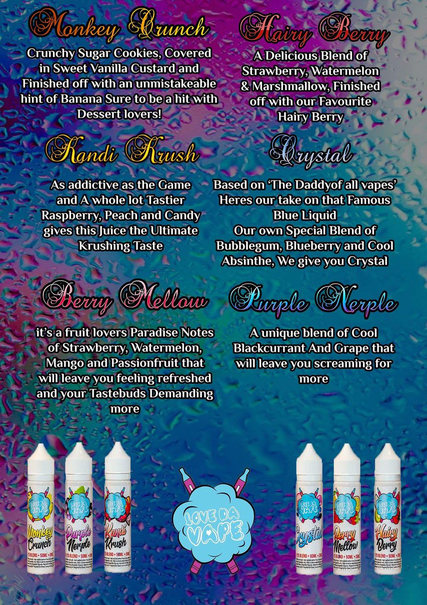 LovedaVape's tweet photo. If you haven't gotten your hands on a bottle of #LoveDaVape then what are you waiting for? 😍 use discount code 'LoveDaTweet10' for 10% off on our website! #vape #VapeLife #NextDayDelivery #Vapefam  #EcigJuice https://t.co/eftwCAJuMj