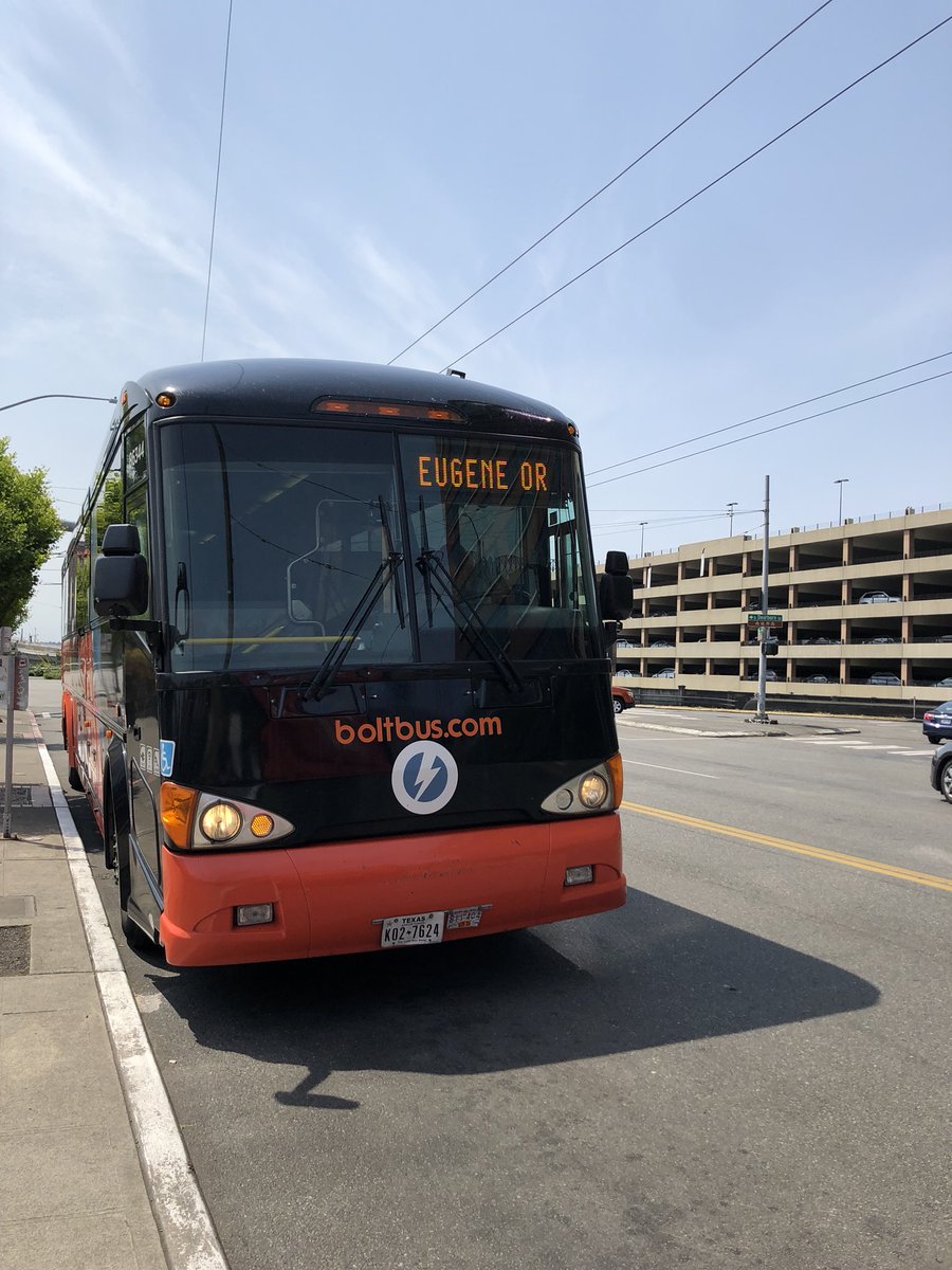 Bolt bus from #Seattle to #PDX. $17 for my ticket and it takes you from #DowntownSeattle to #DowntownPDX. SOLD! 🙌🏻🚌