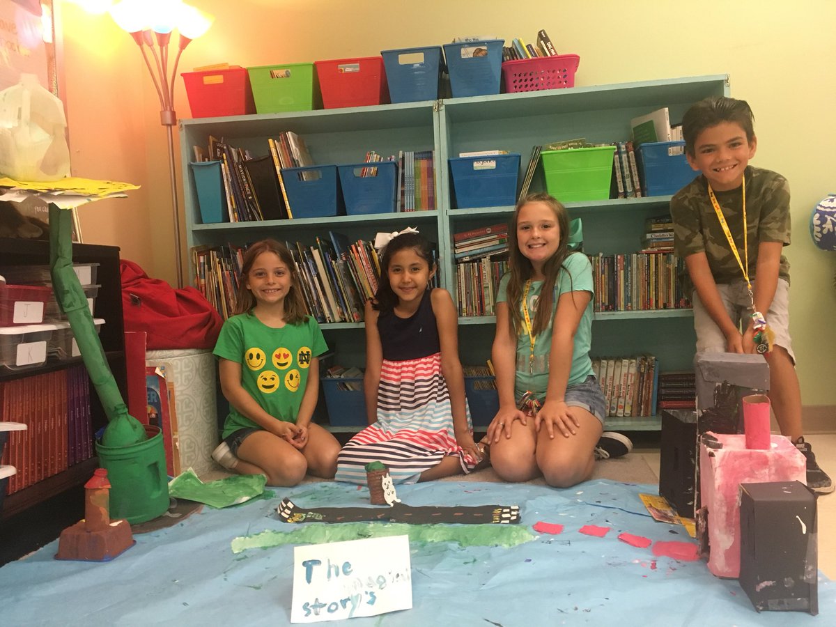 mslaurenstroud's tweet photo. The Magical Stories land had #3Dsettings from Jack and the Beanstalk, Tortoise and the Hare, and Beauty and the Beast! #2ndgrade #pvttchat #NHCSchat https://t.co/oXxbpPHCO5