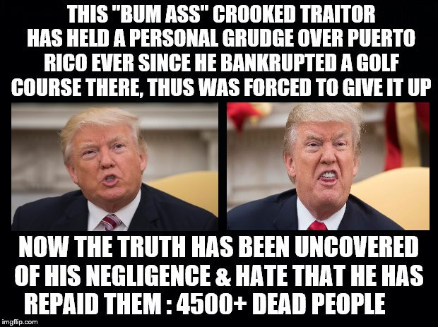 bakerlarry84's tweet photo. @FoxNews @POTUS @FLOTUS @fema HE CARES ABOUT HIS GOLD DIGGING WIFE AS MUCH AS HE CARED ABOUT THOSE PEOPLE DOWN IN PUERTO RICO  🙄 #ShutUPTraitor https://t.co/mByc5ikn37