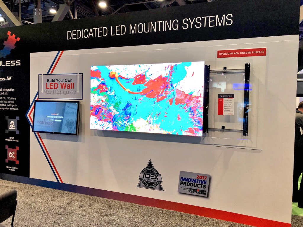 PeerlessAV's tweet photo. Come to booth C2947 & check out our wide variety of innovative, award-winning AV solutions that will transform your business. We’ve got it all - from #outdoorTVs to #kiosks to #videowallmounts and more! #InfoComm18 #AVTweeps https://t.co/s5dah0WUPF