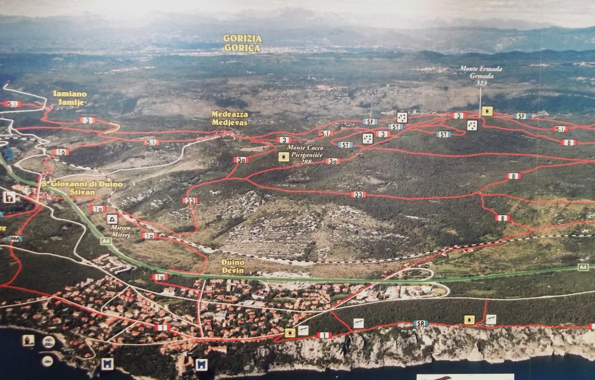 andyblanck1's tweet photo. @20committee @PikeGrey1418 the paths to visit the historical site of #Hermada
for more info see
https://t.co/VQxHaP6Uqi and you can see how the Carso/karst has changed https://t.co/xm0rUGzXc3