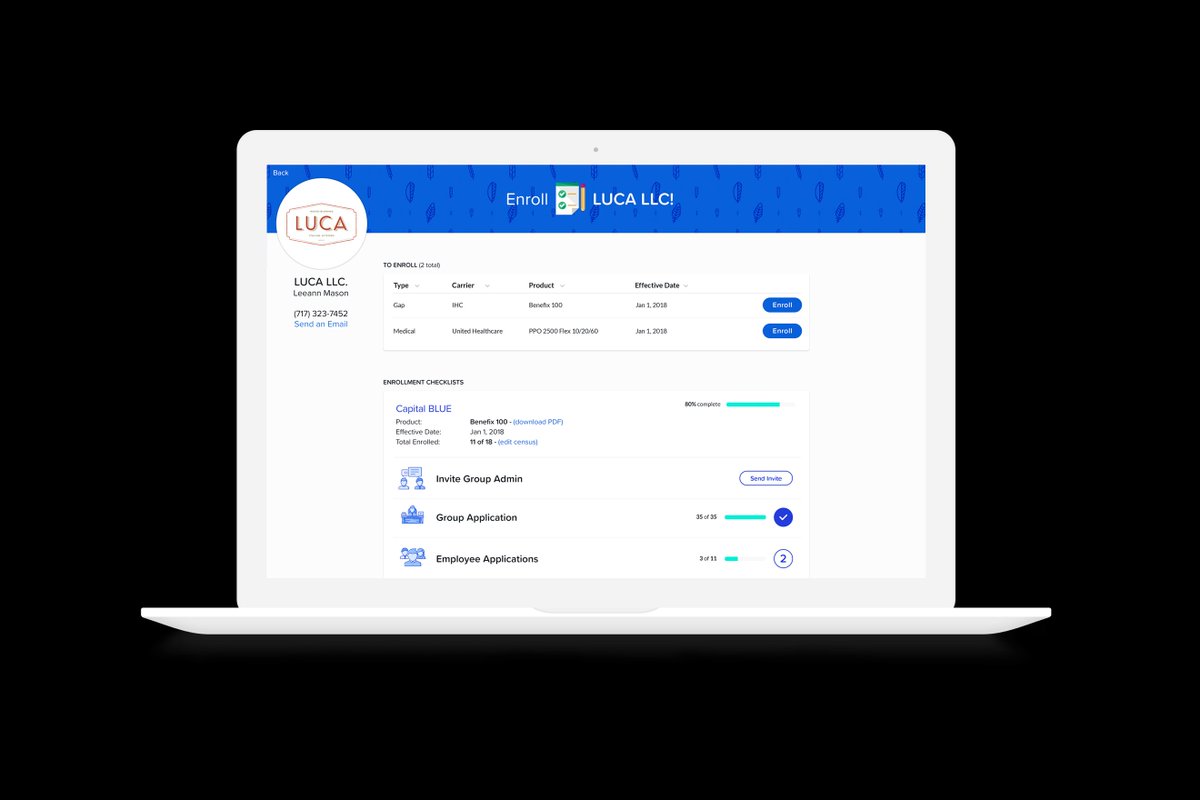 BeneFix_'s tweet photo. ANNOUNCING ENROLLMENT! That's right, check out our newly added Enrollment feature in action WEDNESDAY at 2pm ET. Our sales team will be walking you through a webinar highlighting our Enrollment &amp; BenAdmin tools!
Sign up at this link: https://t.co/UuSkQOiyh9
#benefix #insurtech https://t.co/VvumoLPafm
