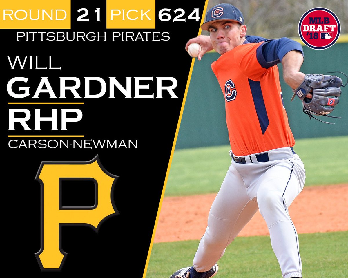 CNathletics's tweet photo. ✔️ One of three @NCAADII schools with two picks through 21 rounds
✔️ Fourth time in school history with two @MLBDraft picks in the same year.

Congratulations to @willgardner34
for being drafted by the @Pirates.

📰 https://t.co/0HjD41F306 https://t.co/nhHJLb1DUN