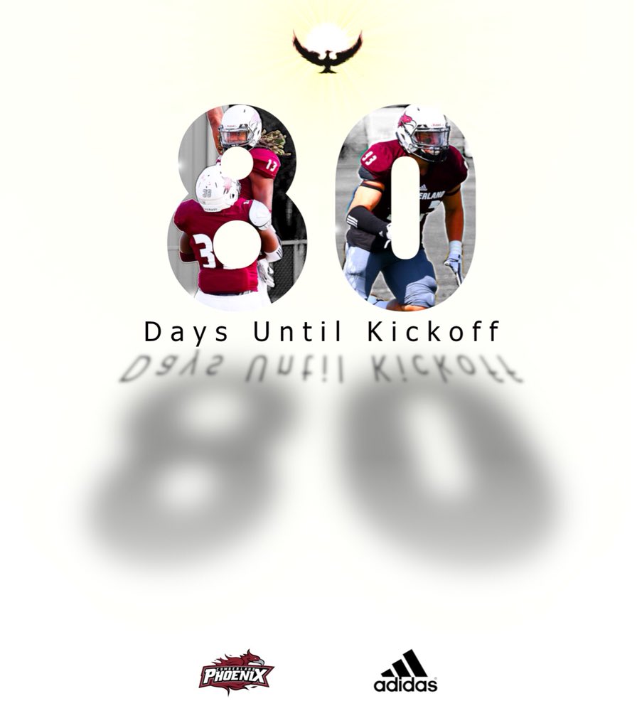 80 days until kickoff! #PhoenixRiseUp
