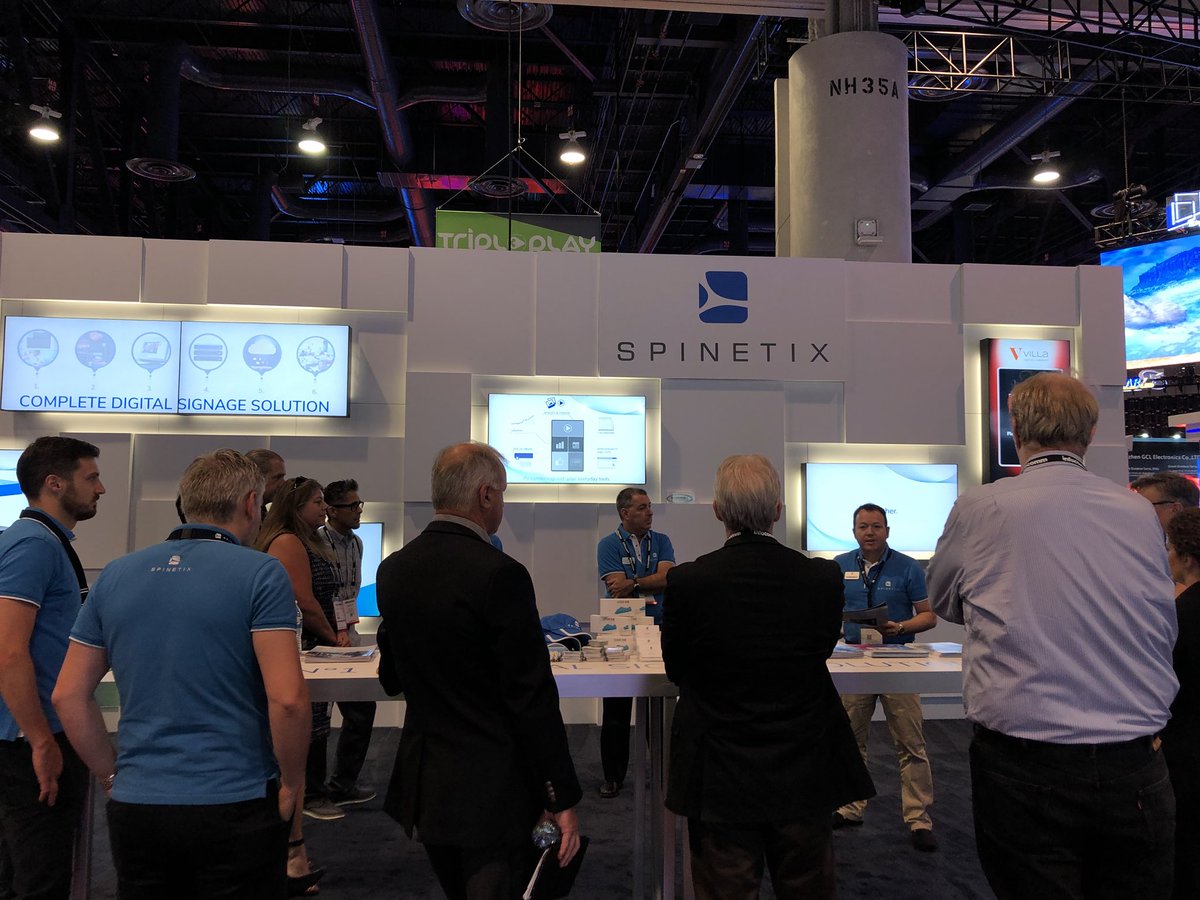 spinetixusa's tweet photo. Go time!  #InfoComm today to open the show. Meet us on booth N2654 at the Las Vegas Convention Center – June 6-8! https://t.co/AwXL63a2AN https://t.co/W303uno0TA