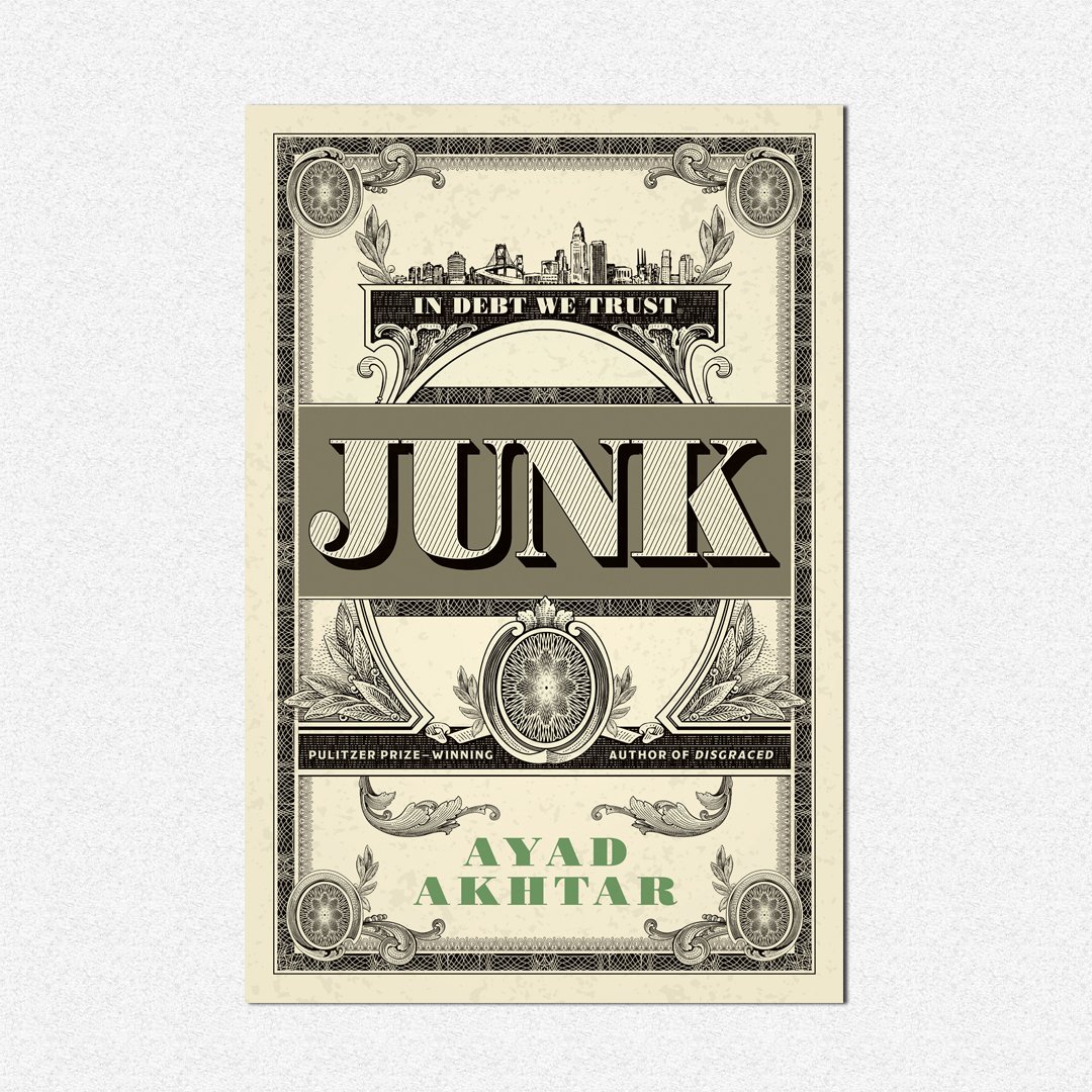 DramatistsPlayS's tweet photo. Nominated for Best Play, @ayadakhtar's JUNK. Based on the true story of 1980s' junk bond financing rise, one man's vision for financial instruments has the power to change the entire global economy. #TonyWeek https://t.co/1ZgKMk2wZ0 https://t.co/PcJxH6QnRy