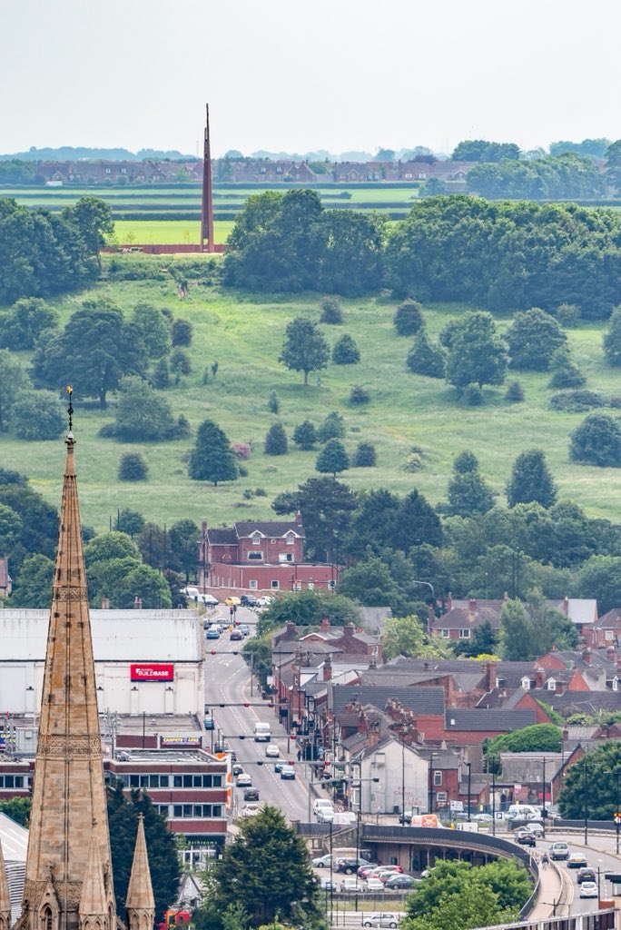 International Bomber Command Centre looking over Lincoln; Bracebridge Heath in the background #LoveLincoln #lincoln #ibcc #bombercommand #southcommon #NeverForget #heritage