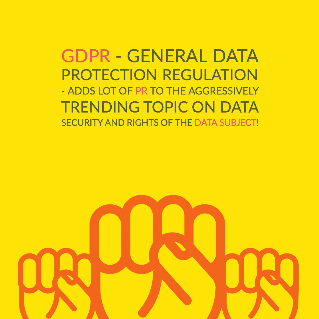 ApexMediaTech's tweet image. GDPR - General Data Protection Regulation - adds lot of PR to the aggressively trending topic on Data Security and rights of the Data Subject!
#dataprotection #gdpr #data #privacy #cybersecurity #technology #cloud #BlockChain #Business #News #Today #Compliance #HireHere