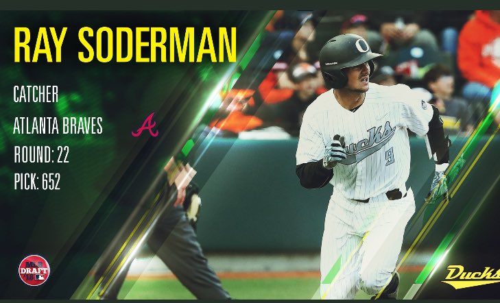 SRV Alum Ray Soderman gets drafted in the 22 round! Keep doing big things! GO WOLVES🐺 #AtlantaBraves