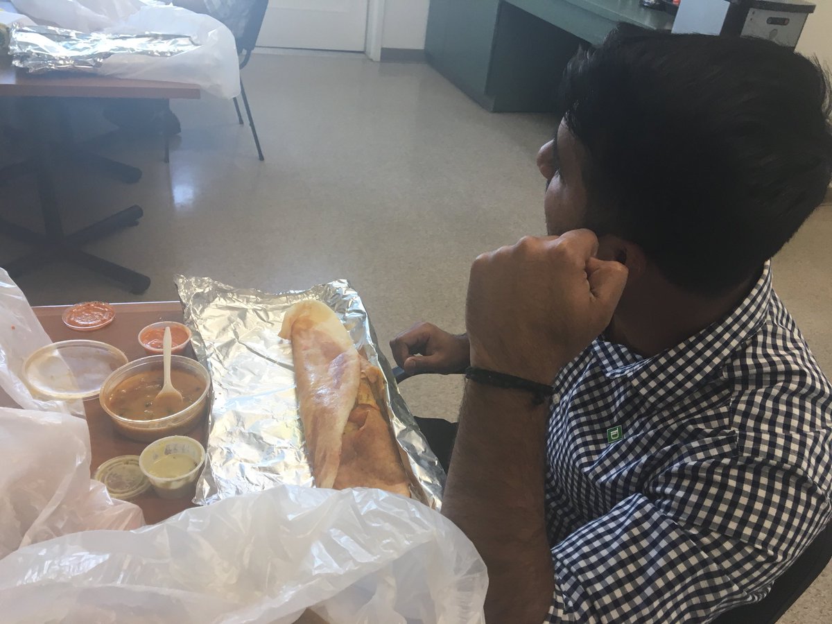 donika56574325's tweet photo. Dosa day at 8106 branch 😊@monisha_parmar @ShivikaShankar @GarvitTandon https://t.co/7pyG1Hgc4Z